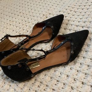 Halogen Valentino style studded flats size 7.5